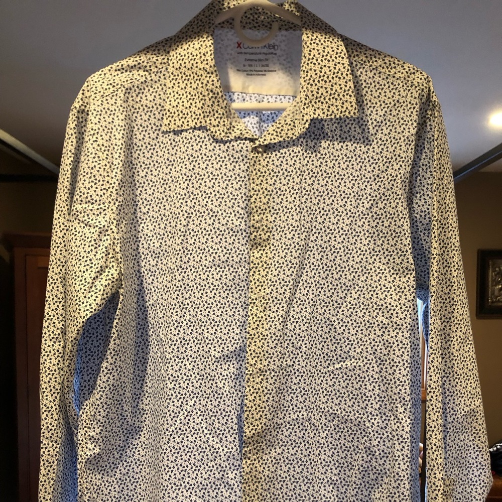 Calvin Klein long sleeve button up slim fit